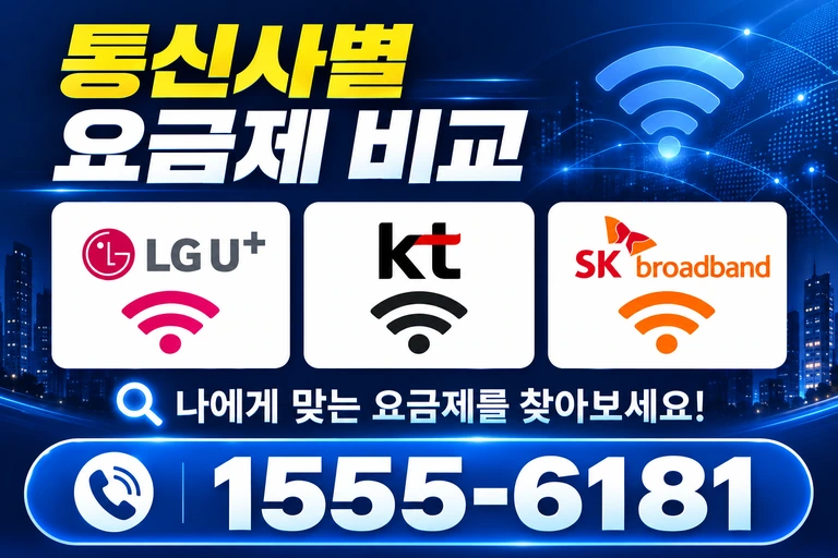 영주시 순흥면 지동리 통신사별 요금제 비교